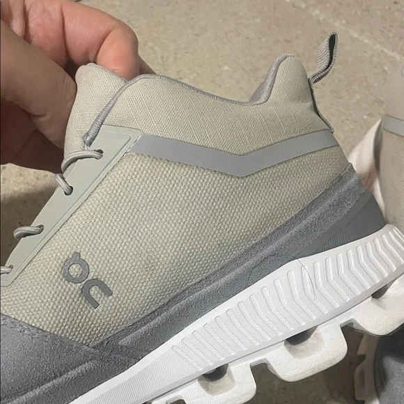 On Running women Gray and White Athletic Shoes - Picture 4 of 15